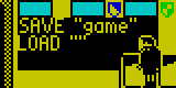 SAVE "game": LOAD ""